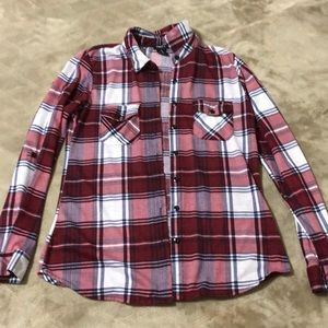 Maroon flannel